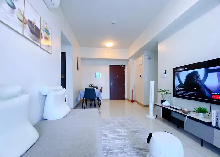 Spacious And Comfortable 3br, 2br, 1br Family With Ocean-view Near Airport, Of Dreams, Solaire, Parqal, Ayala Malls, And Moa, Free Parking شقة فندقية