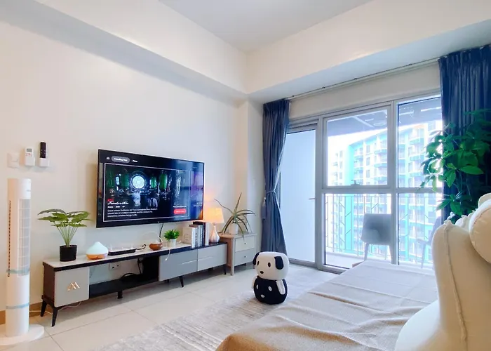 شقة فندقية Spacious And Comfortable 3br, 2br, 1br Family With Ocean-view Near Airport, Of Dreams, Solaire, Parqal, Ayala Malls, And Moa, Free Parking مانيلا